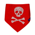Bandana Art. JOLLY ROGER con Strass - Rosso | Dventotto® DixyStore