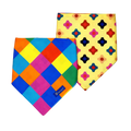 Bandana Reversibile per Cane Harlequin e Candy | Dventotto® DixyStore