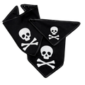 Bandana per Cane Jolly Roger con Bordo Satinato Made in Italy | Dventotto® DixyStore