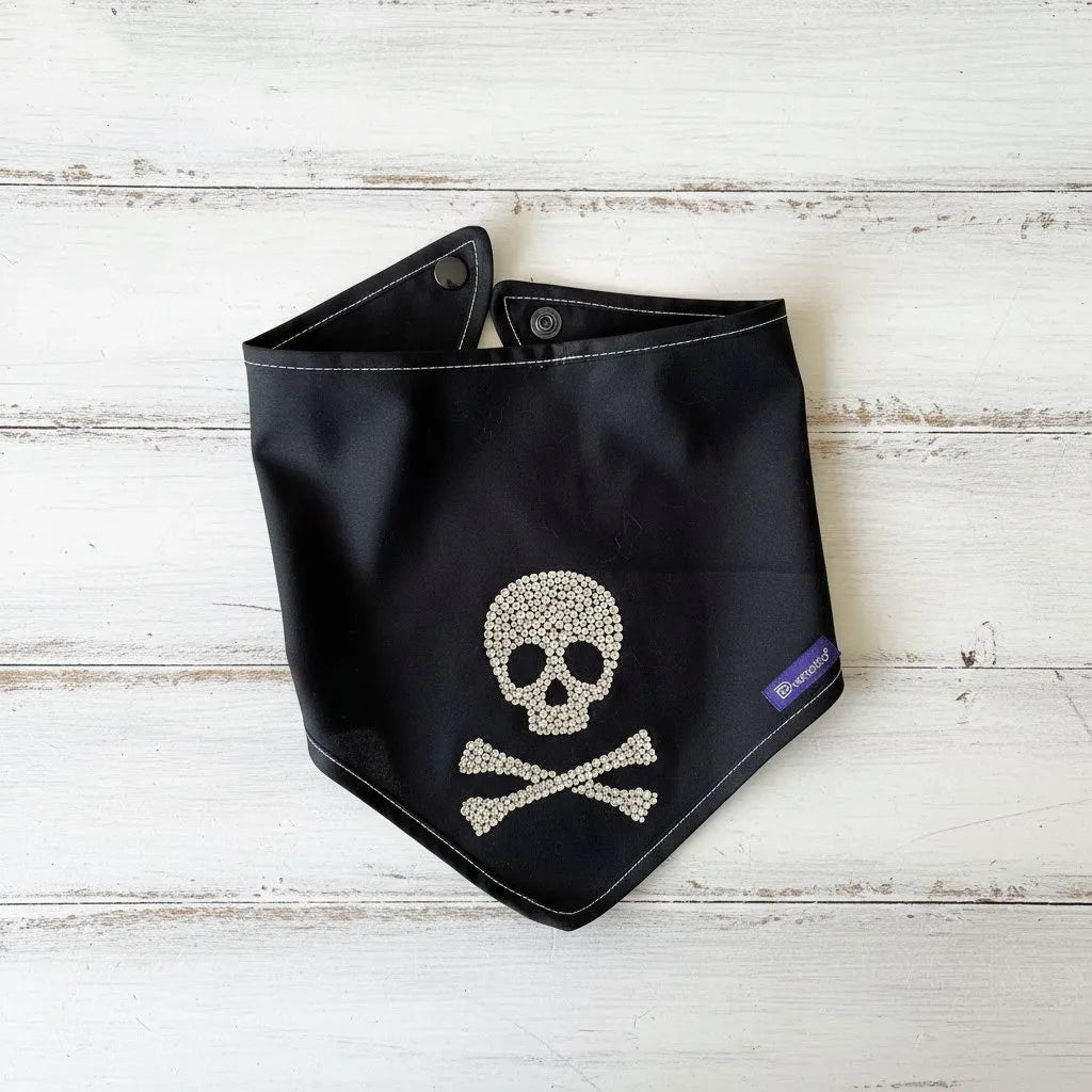 Bandana per Cani Jolly Roger con Strass | Dventotto® DixyStore