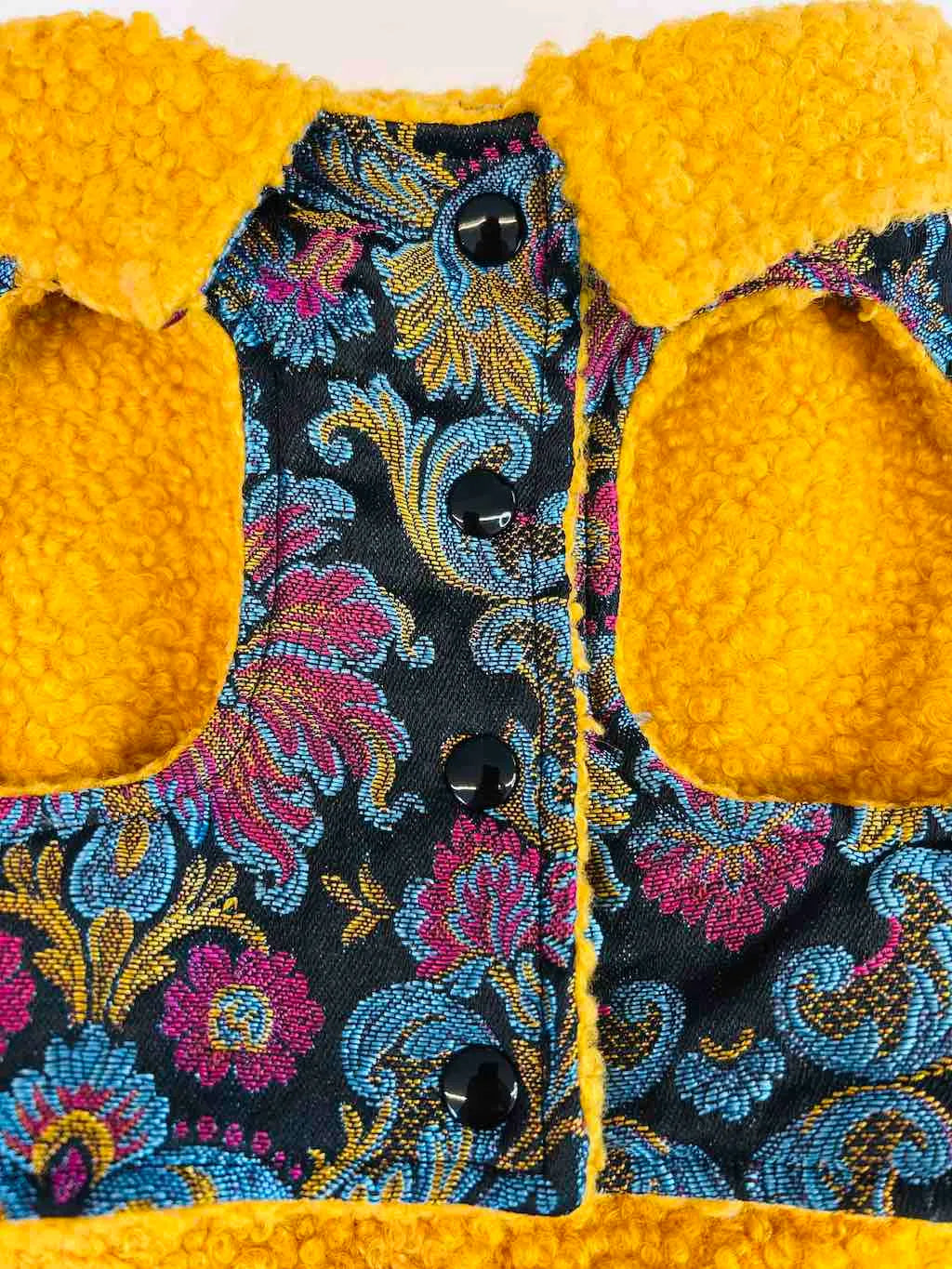 Cappotto per Cane Raffinato in Broccato Mod. Oriente | Dventotto® DixyStore