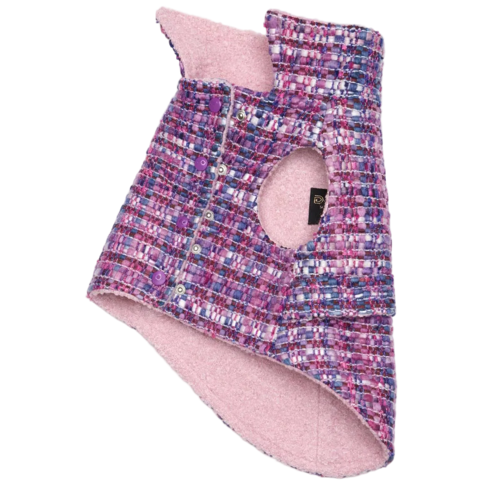 Cappotto per Cane Paris in Tweed stile Chanel | Dventotto® DixyStore