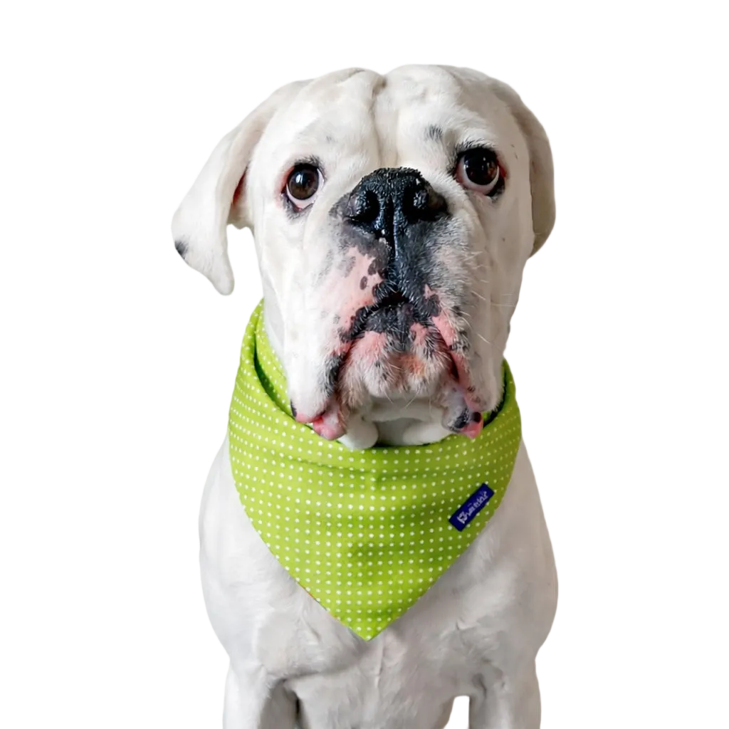 Bandana Reversibile per Cane in Cotone Blocks e Pois Made in Italy | Dventotto® DixyStore