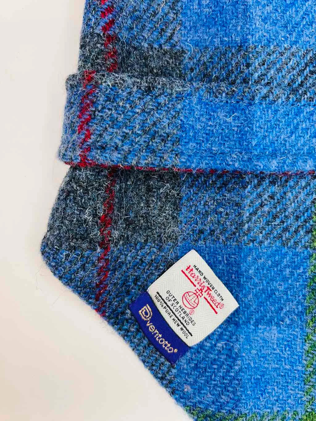 Cappotto per Cane Hebrides Blu in lana Harris Tweed® | Dventotto® DixyStore