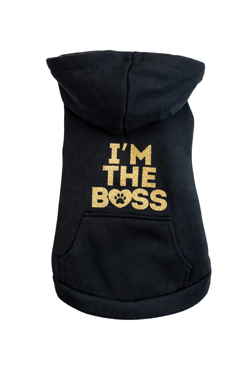 Felpa Cane con Cappuccio “I’m the Boss” | DIXY'S DixyStore
