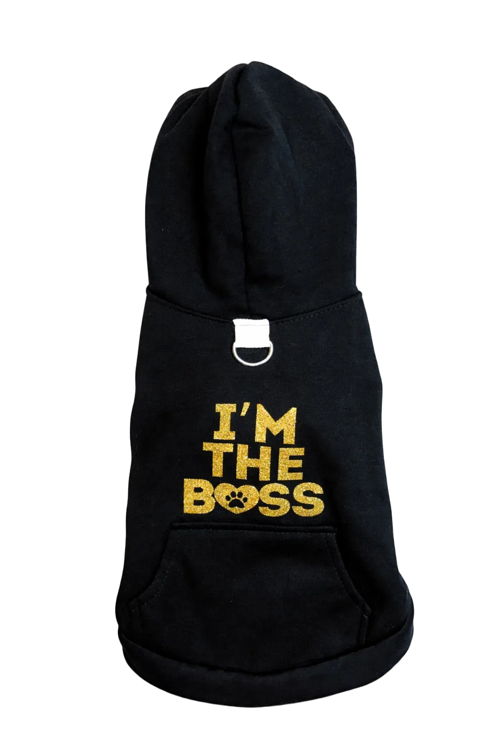 Felpa Cane con Cappuccio “I’m the Boss” | DIXY'S DixyStore
