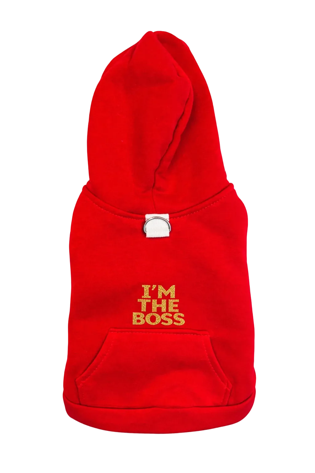 Felpa Cane con Cappuccio “I’m the Boss” | DIXY'S DixyStore