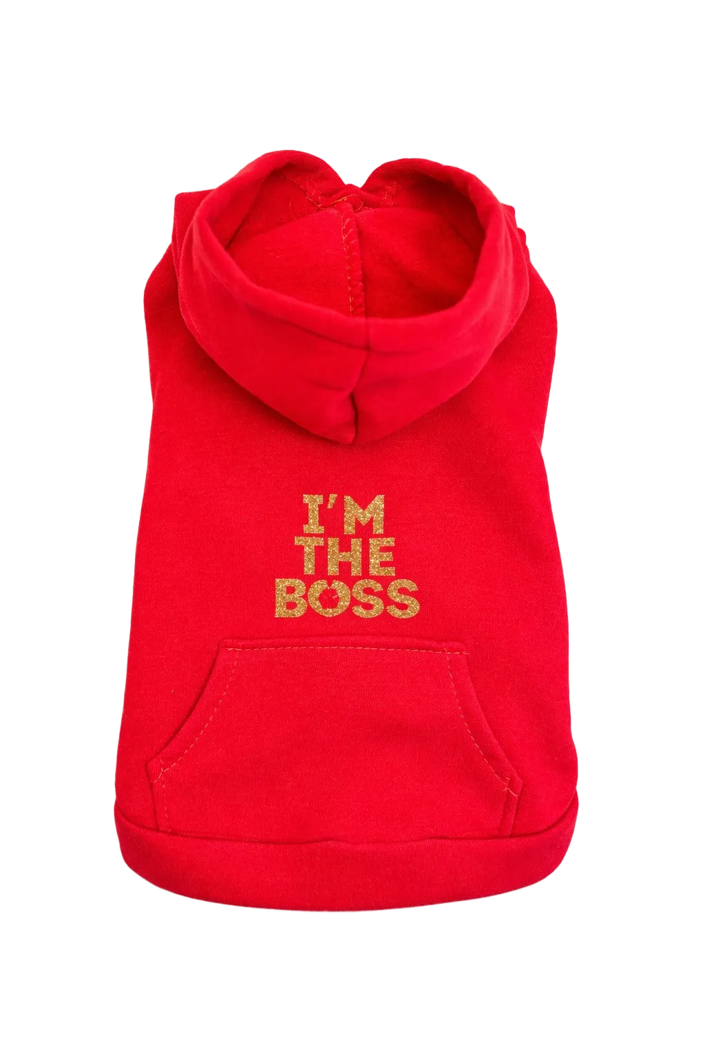 Felpa Cane con Cappuccio “I’m the Boss” | DIXY'S DixyStore