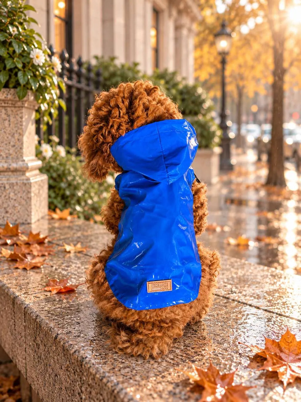 Impermeabile per Cane Croci — Rosso e Blue | DIXY'S DixyStore
