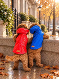 Impermeabile per Cane Croci — Rosso e Blue | DIXY'S DixyStore
