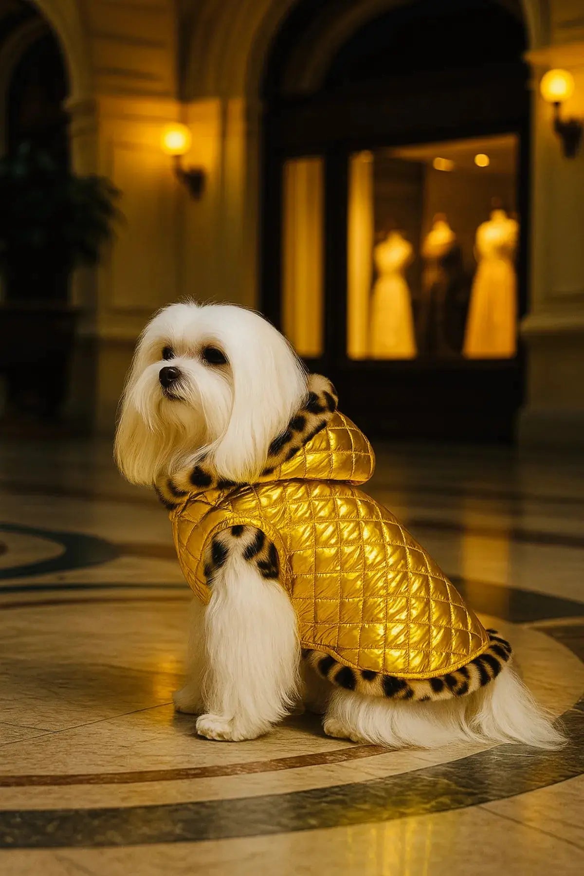 Piumino per Cane Invernale Mod. Gold - Made in Italy | Dixystore DixyStore