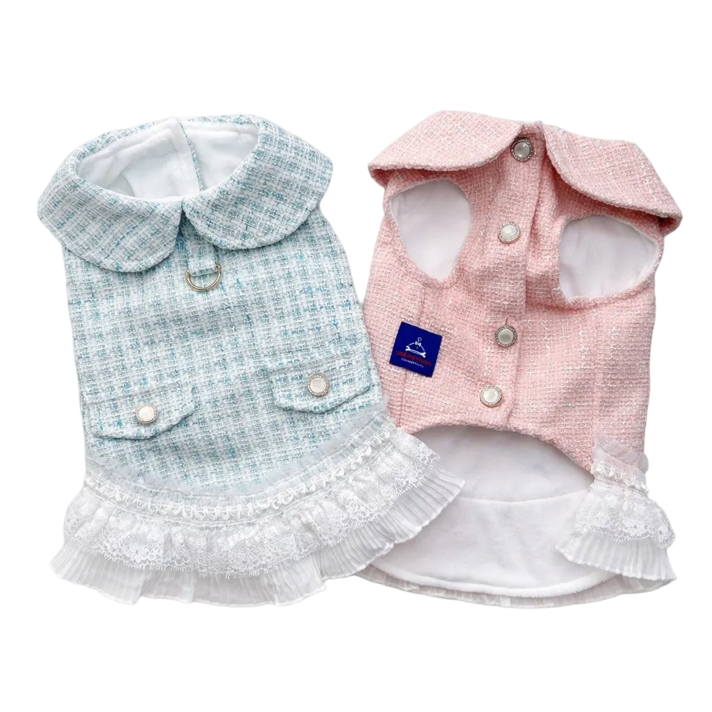 Elegante Vestito Renoir stile Chanel per cani DixyStore