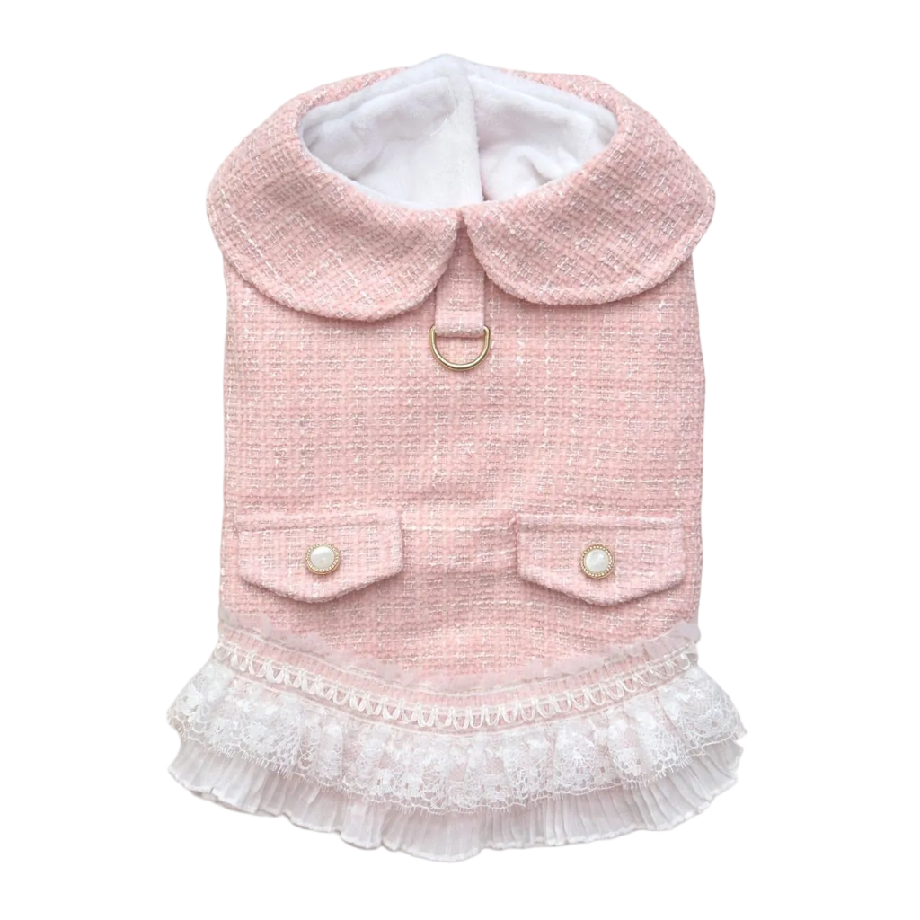 Elegante Vestito Renoir stile Chanel per cani DixyStore