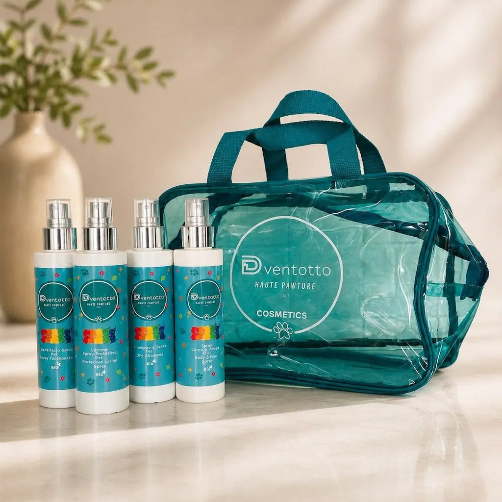 Kit Viaggio per Cani con 4 Prodotti e Beauty Case | DIXY'S DixyStore