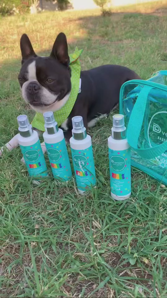 Kit Viaggio per Cani con 4 Prodotti e Beauty Case | DIXY'S