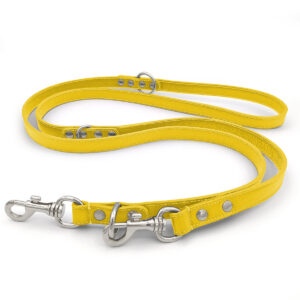 training leash in grain Italian leather.