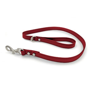 dog leash in vegetable tanned leather with snap hook