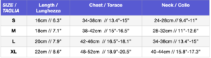 Cherry Dog size guide