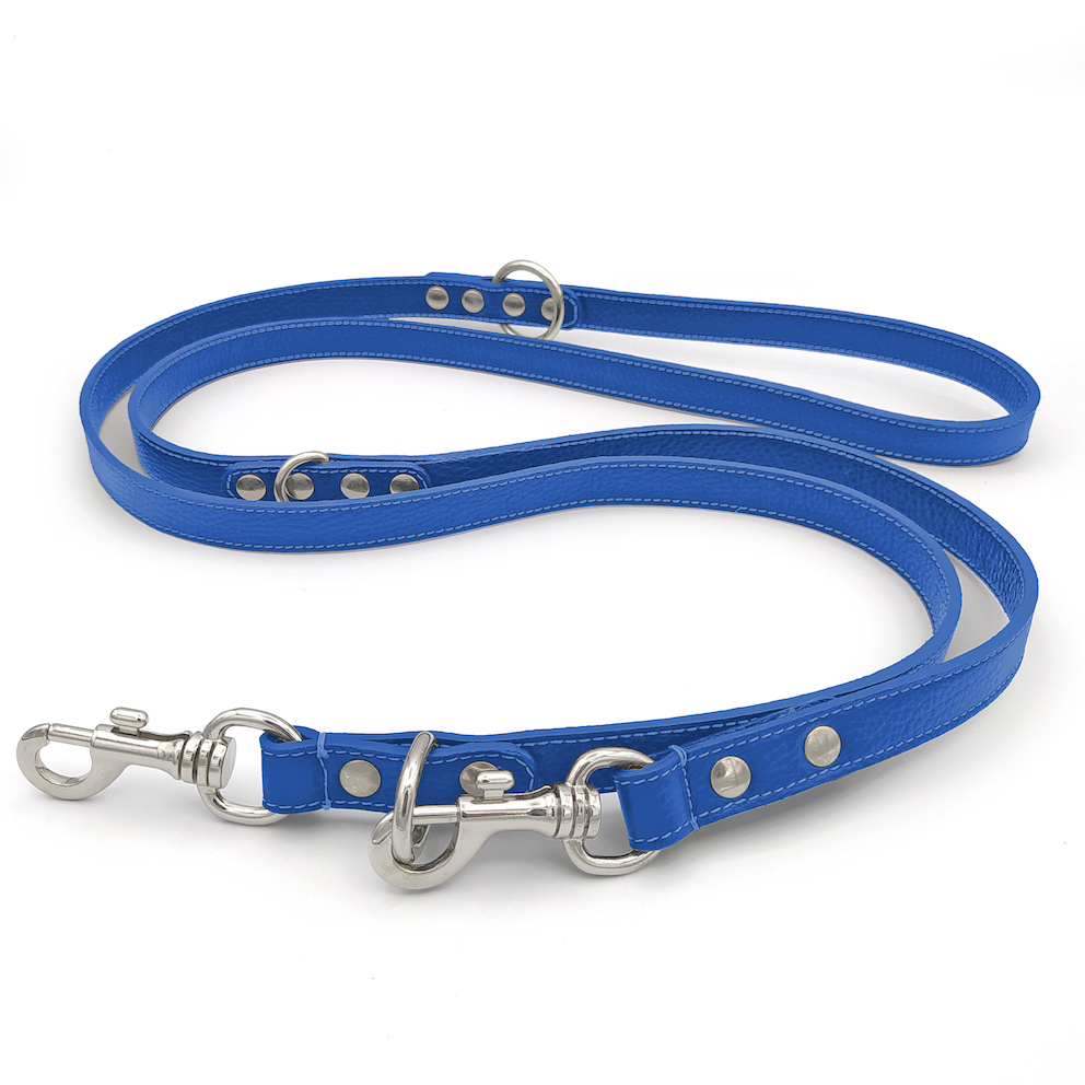 training leash in grain leather