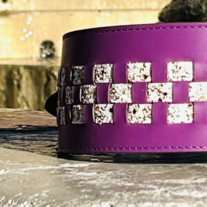 CAMILLA: Luxury Collar and Leash set for Sighthounds- Art. Iris
