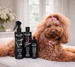 Barboncina con Balsamo volumizzante per cani con collagene, cheratina e pantenolo per dare corpo e volume al mantello / Volumizing dog conditioner with collagen, keratin and panthenol for body and coat volume